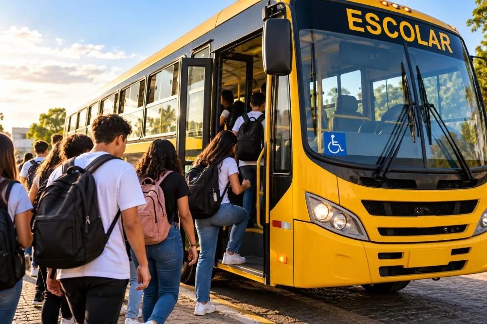 Prefeitura de Bonito de Santa Fé disponibiliza transporte gratuito para estudantes que farão o Enem 2026